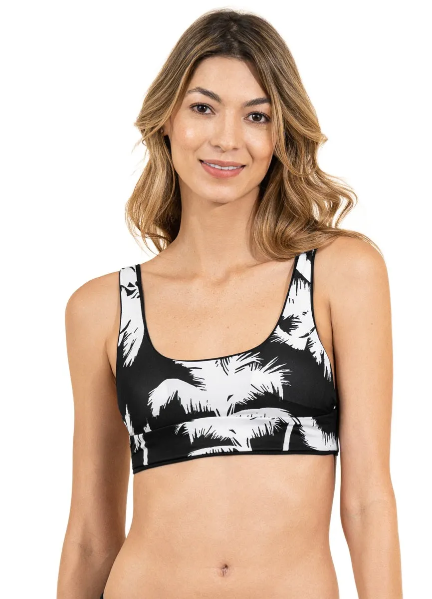 Maaji Jade Black Donna Sporty Bralette Bikini Top