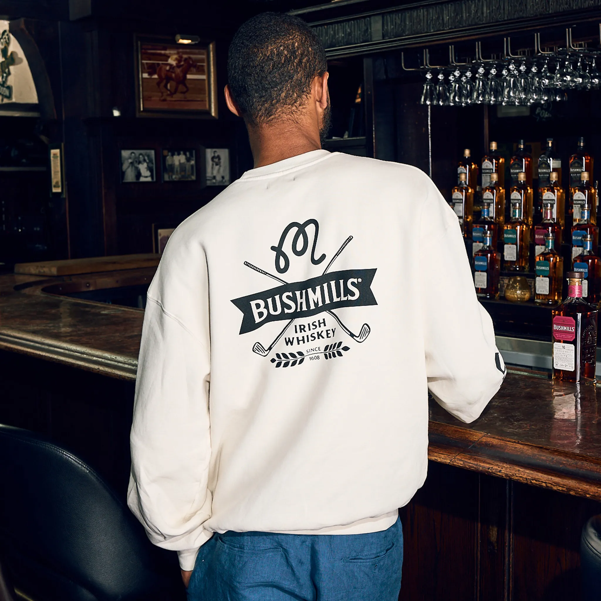 MALBON X BUSHMILLS CREWNECK