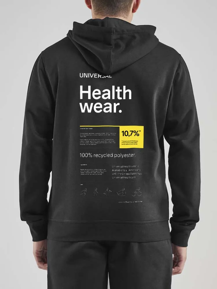 Mens Universal Healthwear Full Zip Hoody