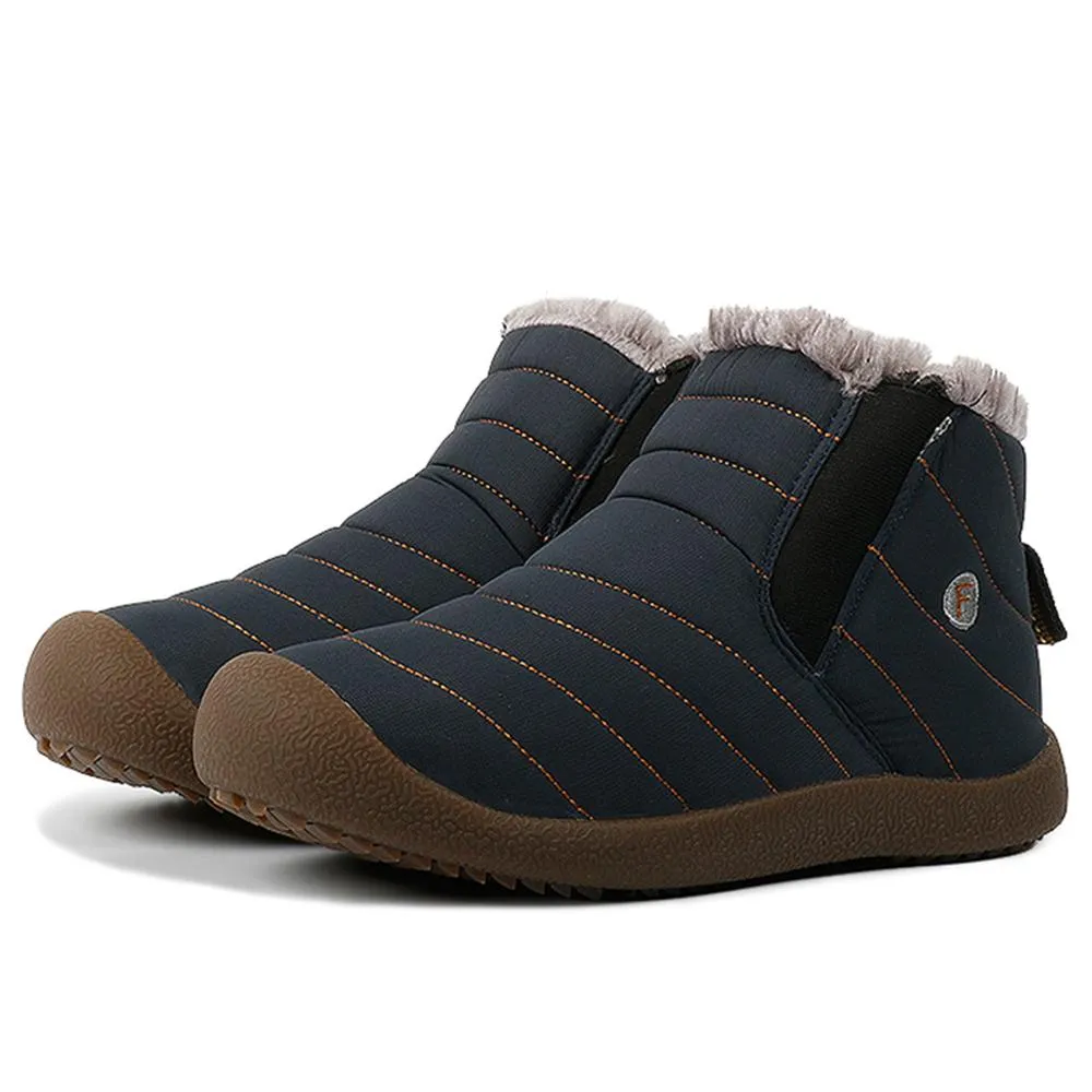 Men's Winter Snow Boots With Plush Lining