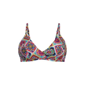 Minou Crochet Print Bikini Top