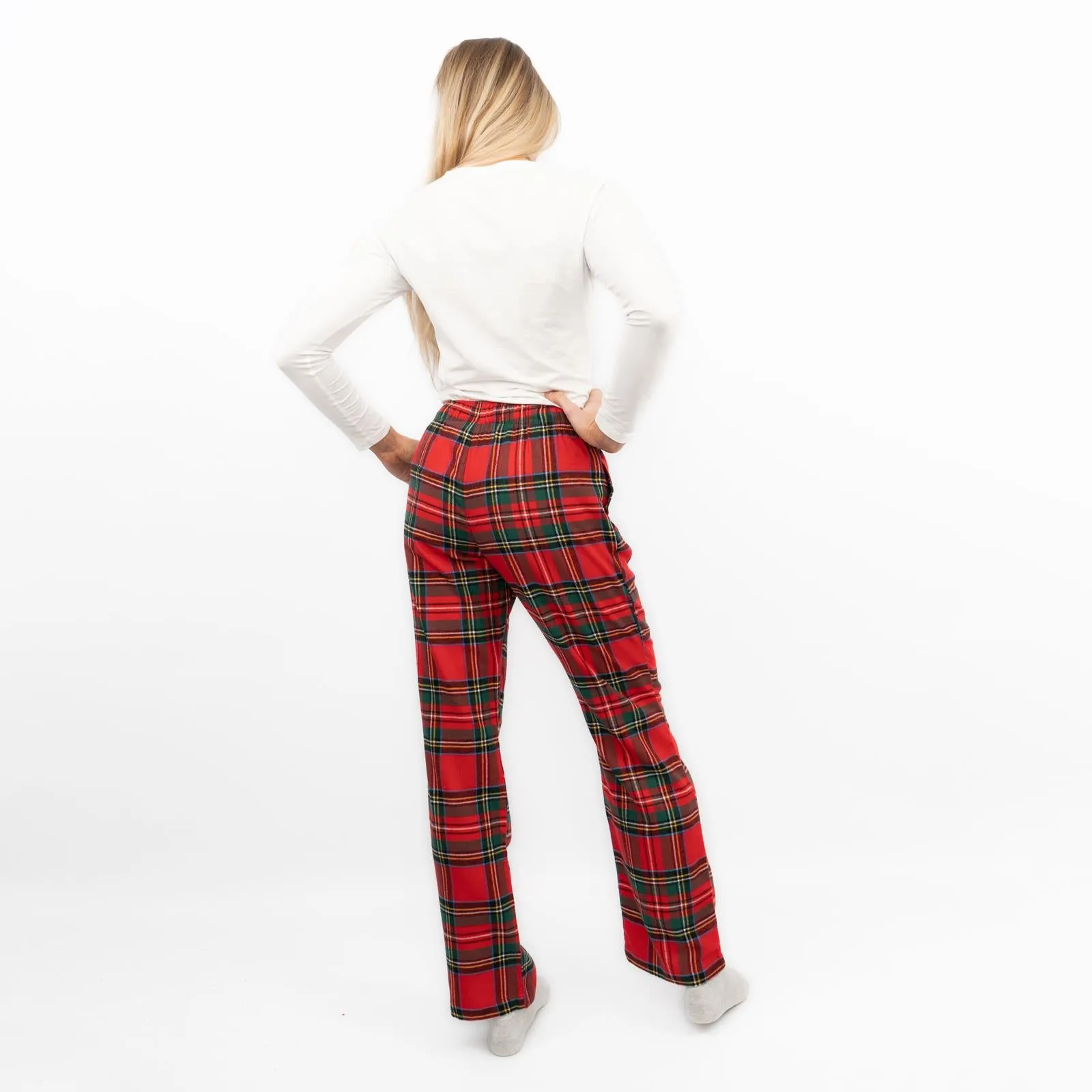 Old Navy Womens Red Plaid Tartan PJ Style Bottoms