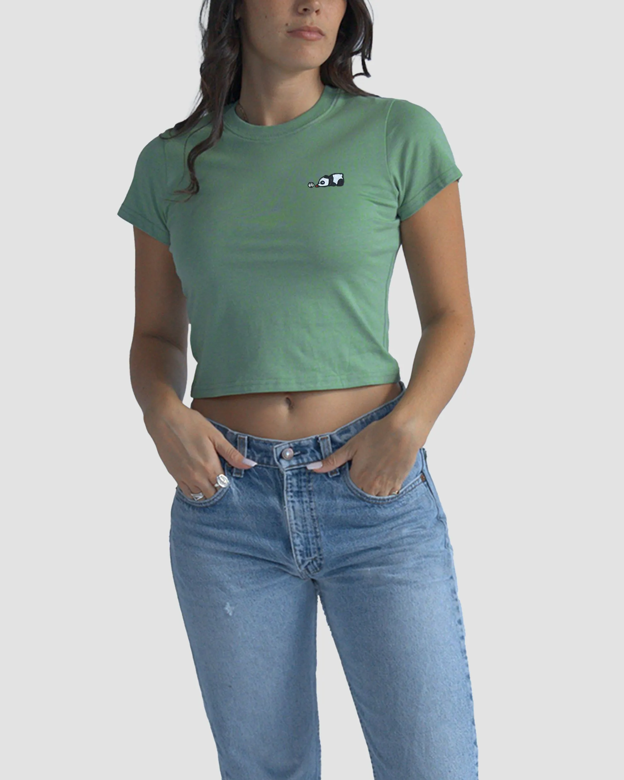 Panda Women's Crop