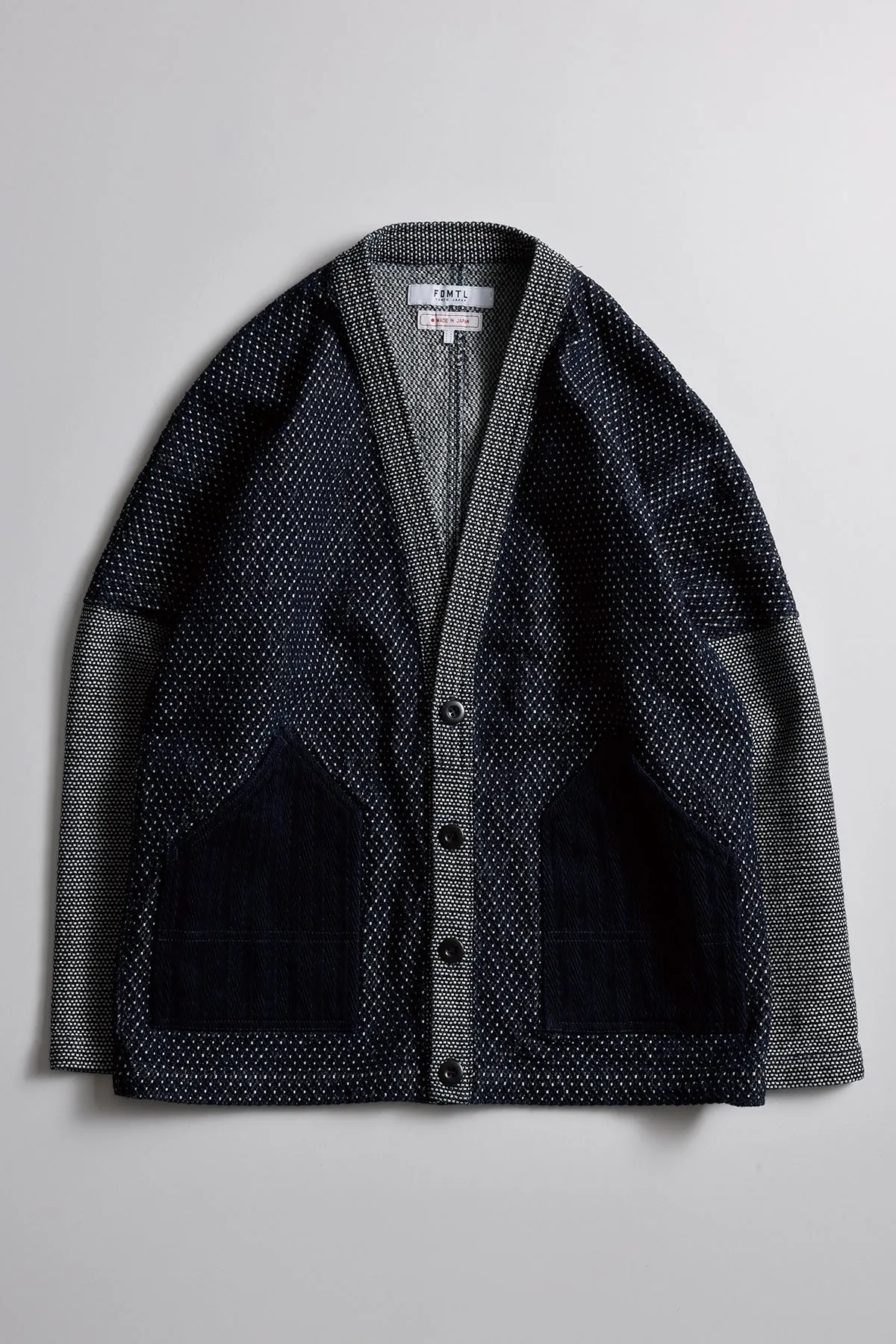 PATCHWORK CARDIGAN RINSE