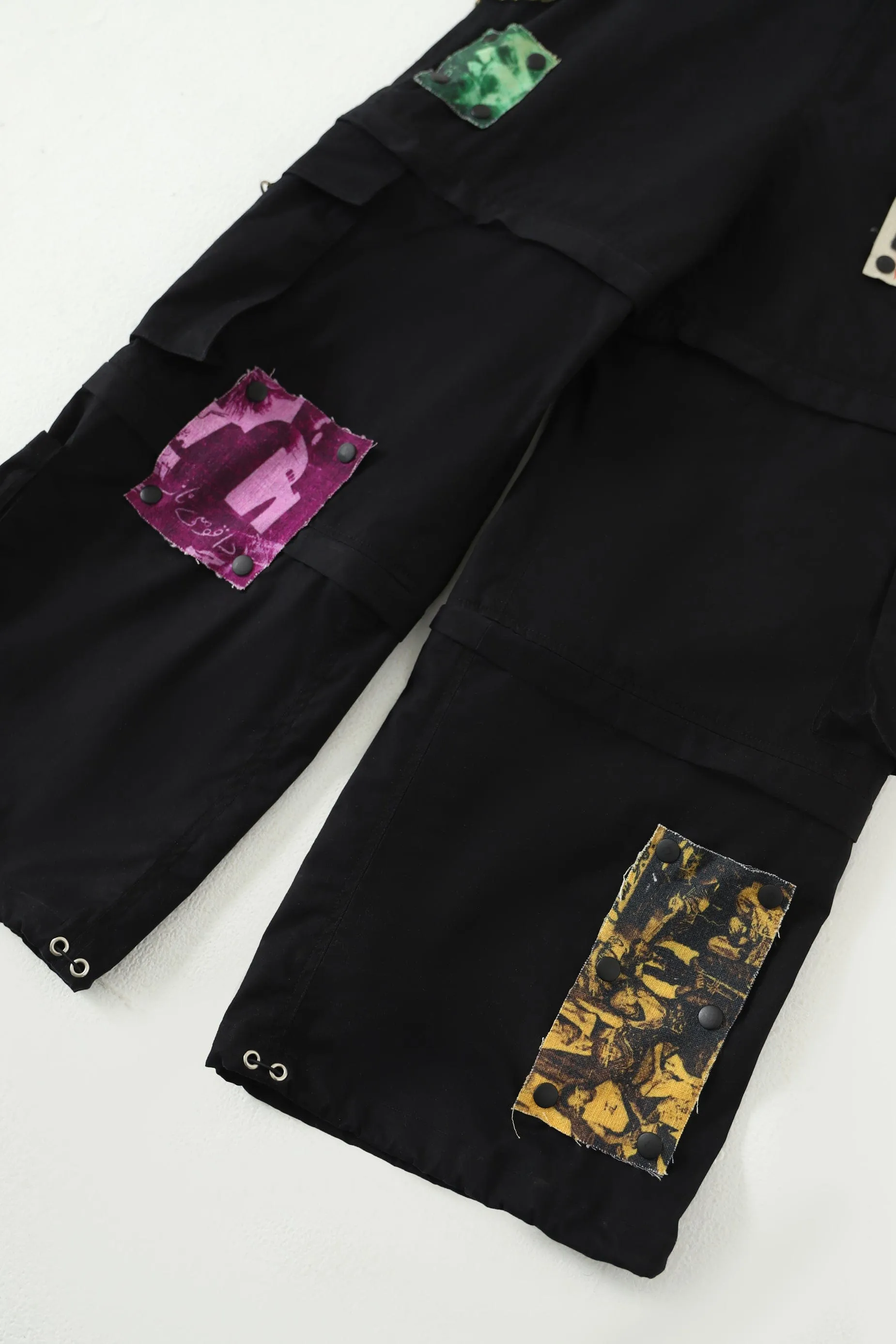 PATCHWORK CARGO PANTS