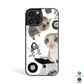 Purrfect Patchwork Phone Cover | Glass Case