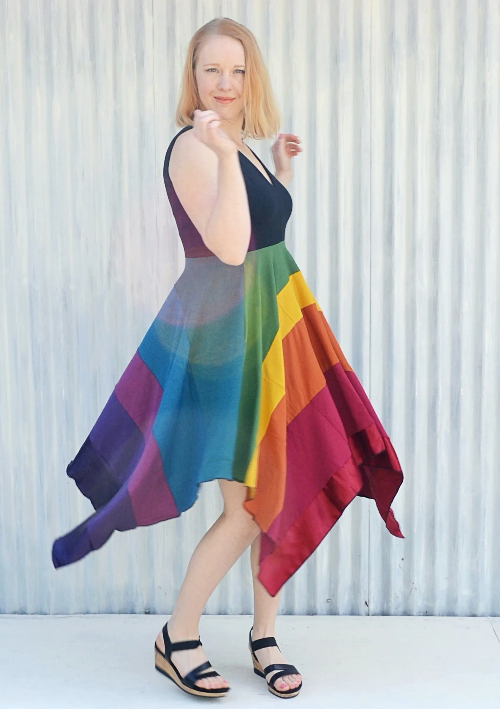 Rainbow Pixie Dress