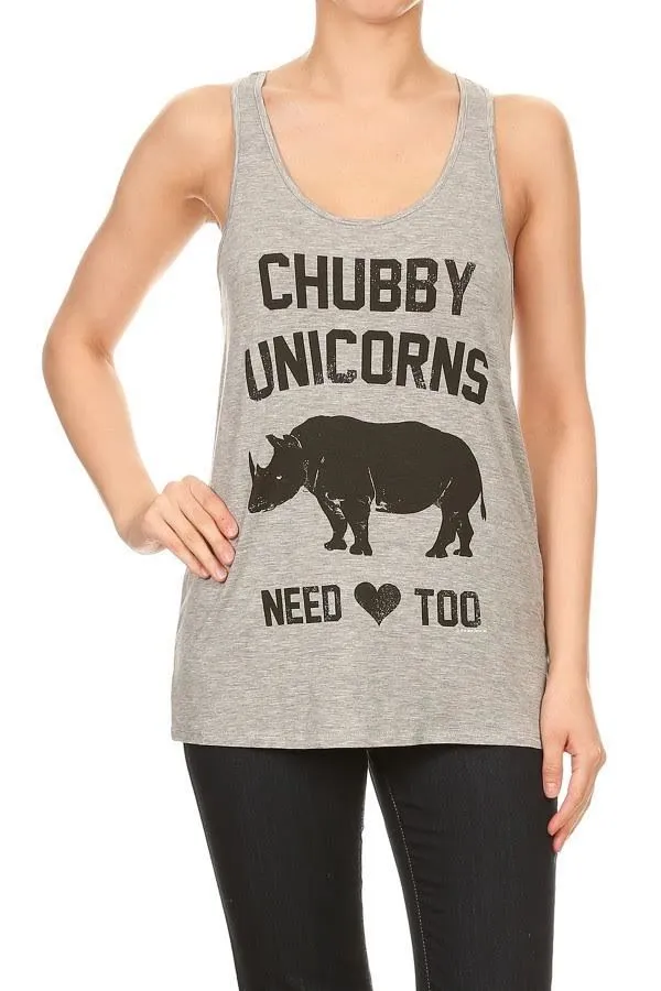 Raw Moda Chubby Unicorns Needs Love Too