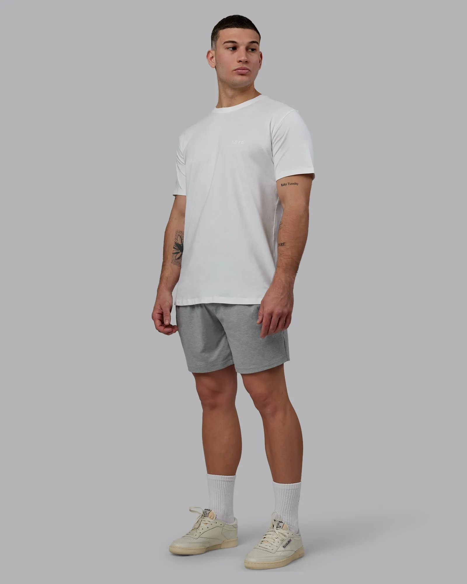 Restore 6" CloudFLX Shorts - Light Grey Marl