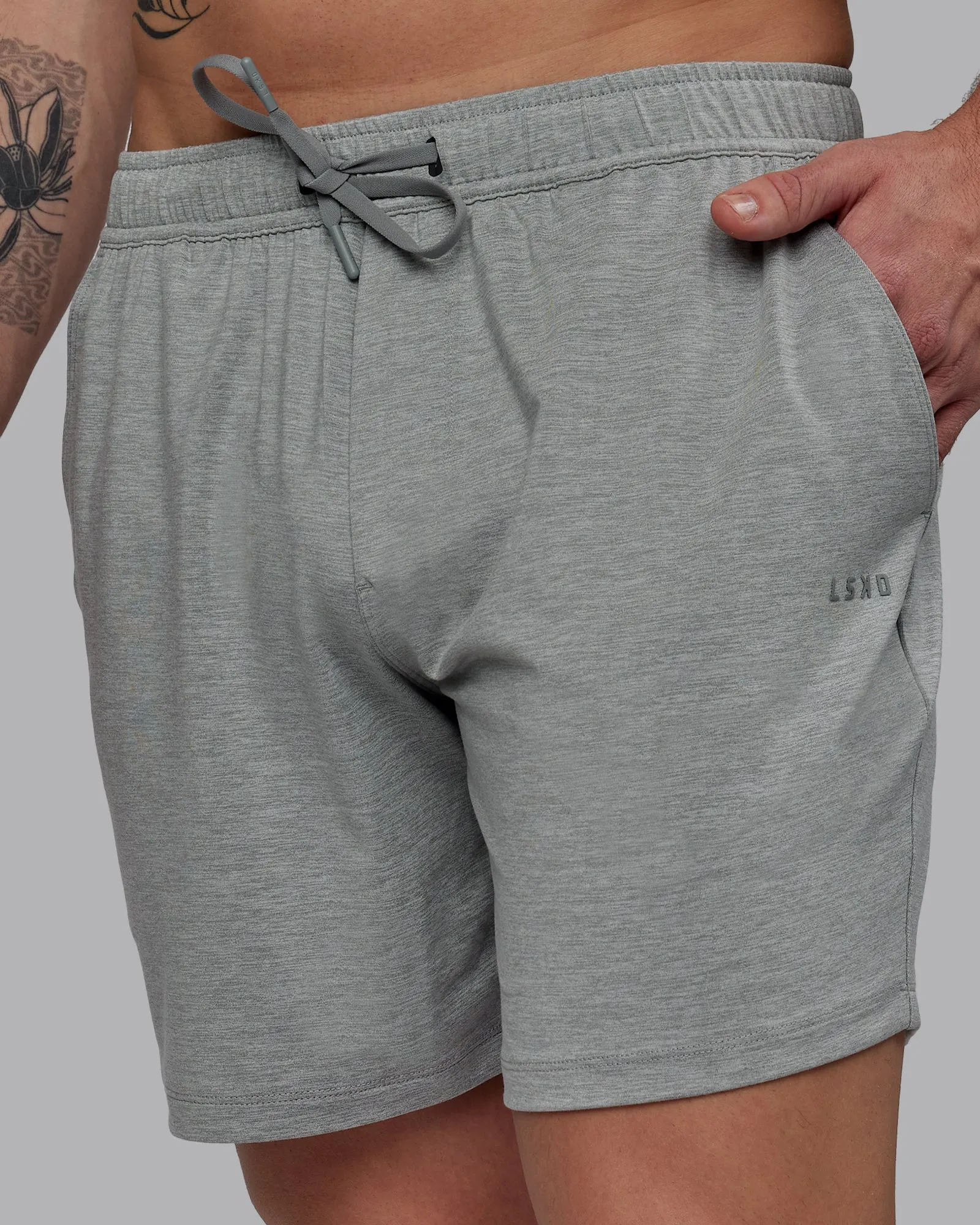 Restore 6" CloudFLX Shorts - Light Grey Marl