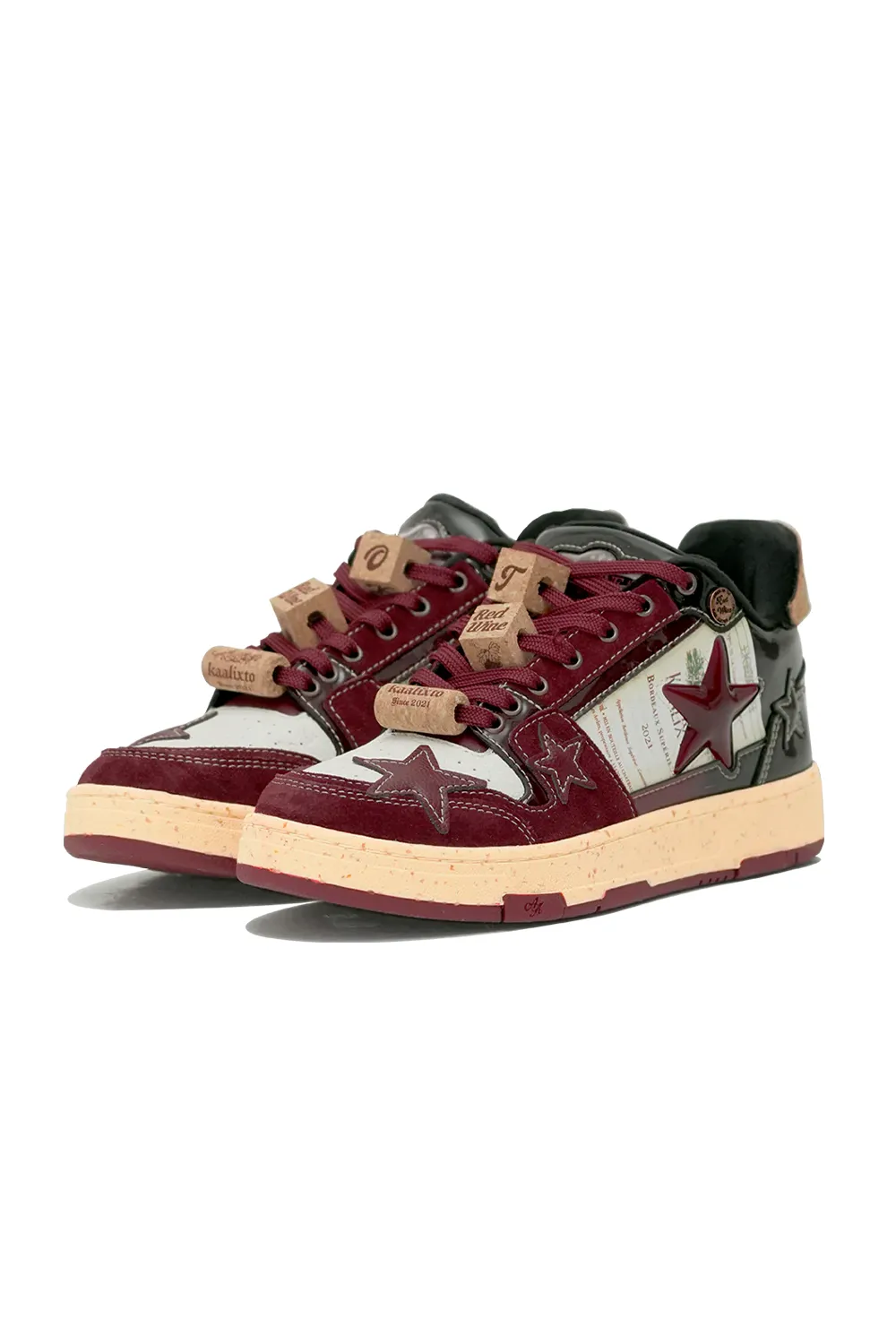 Retro Star Sneakers-Wine Limited