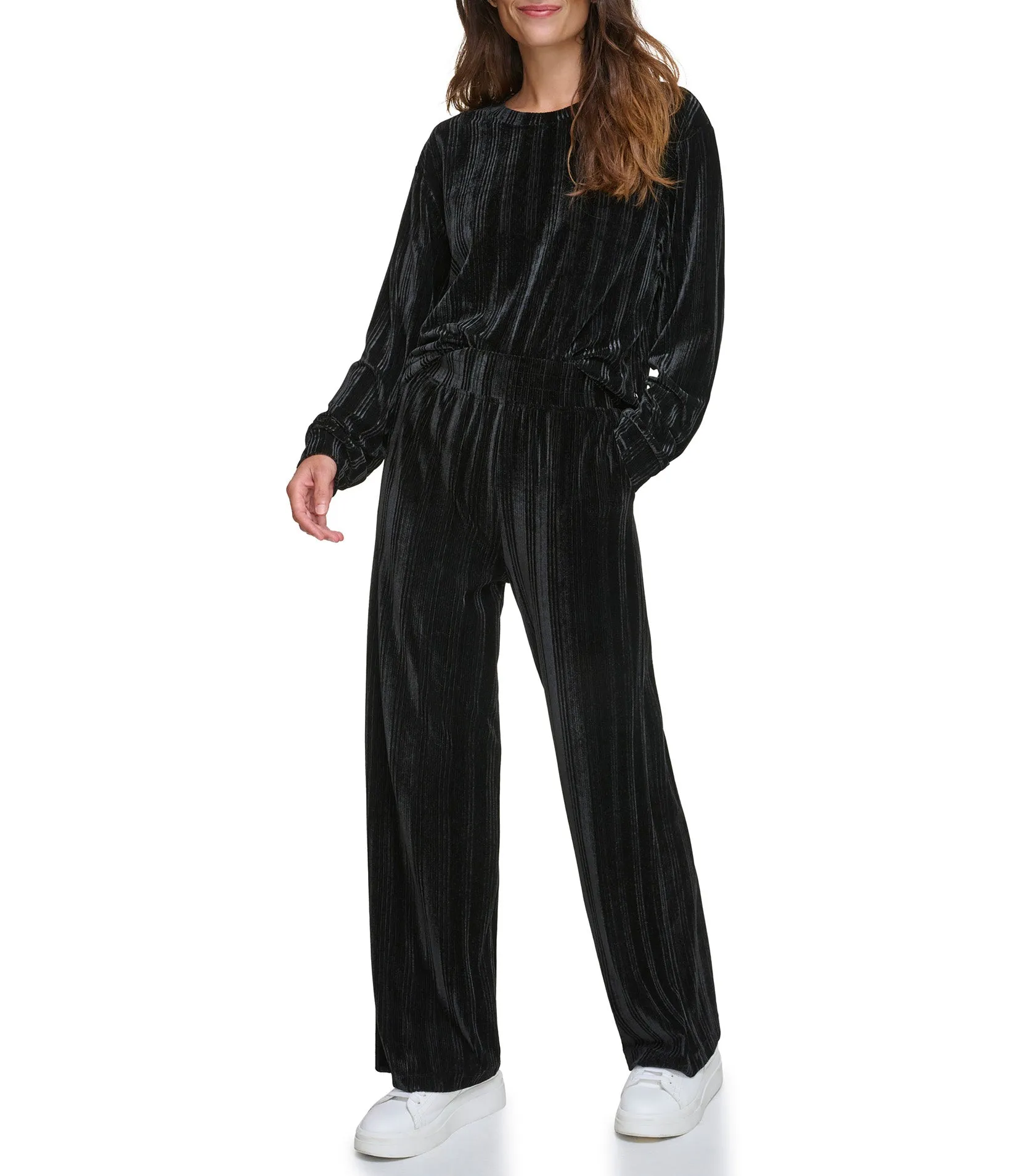 Ribbed Velvet Pant