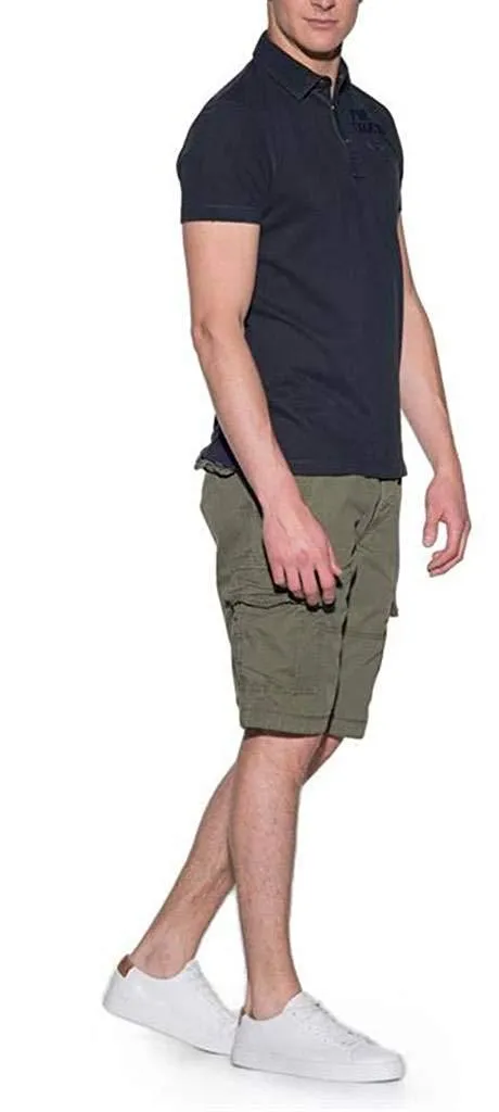 Romano nx Cotton Cargo Shorts for Men- Bermuda with Multi-Pockets & Side Zipper Pockets