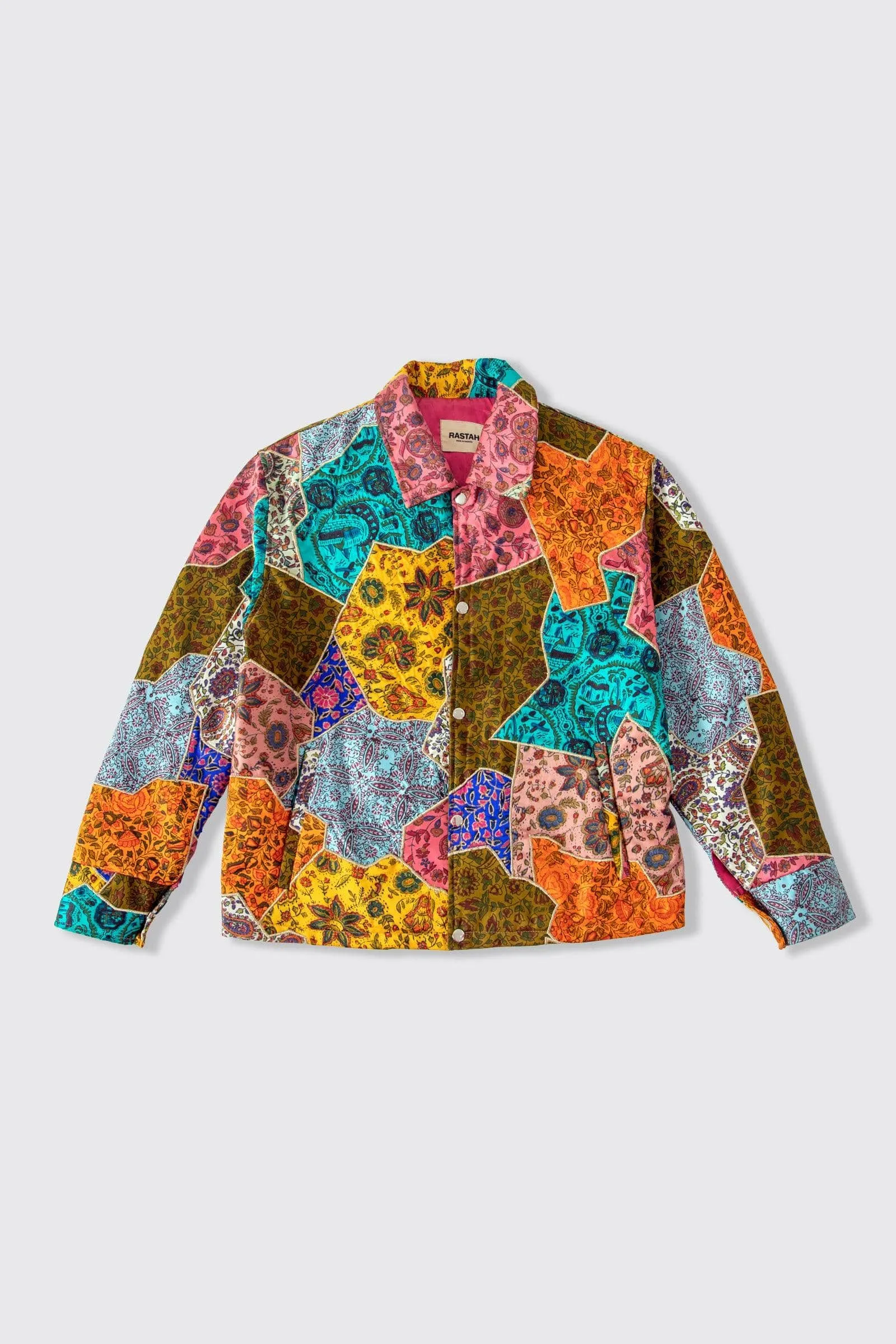 SILK BLOCKPRINT PATCHWORK JACKET V2