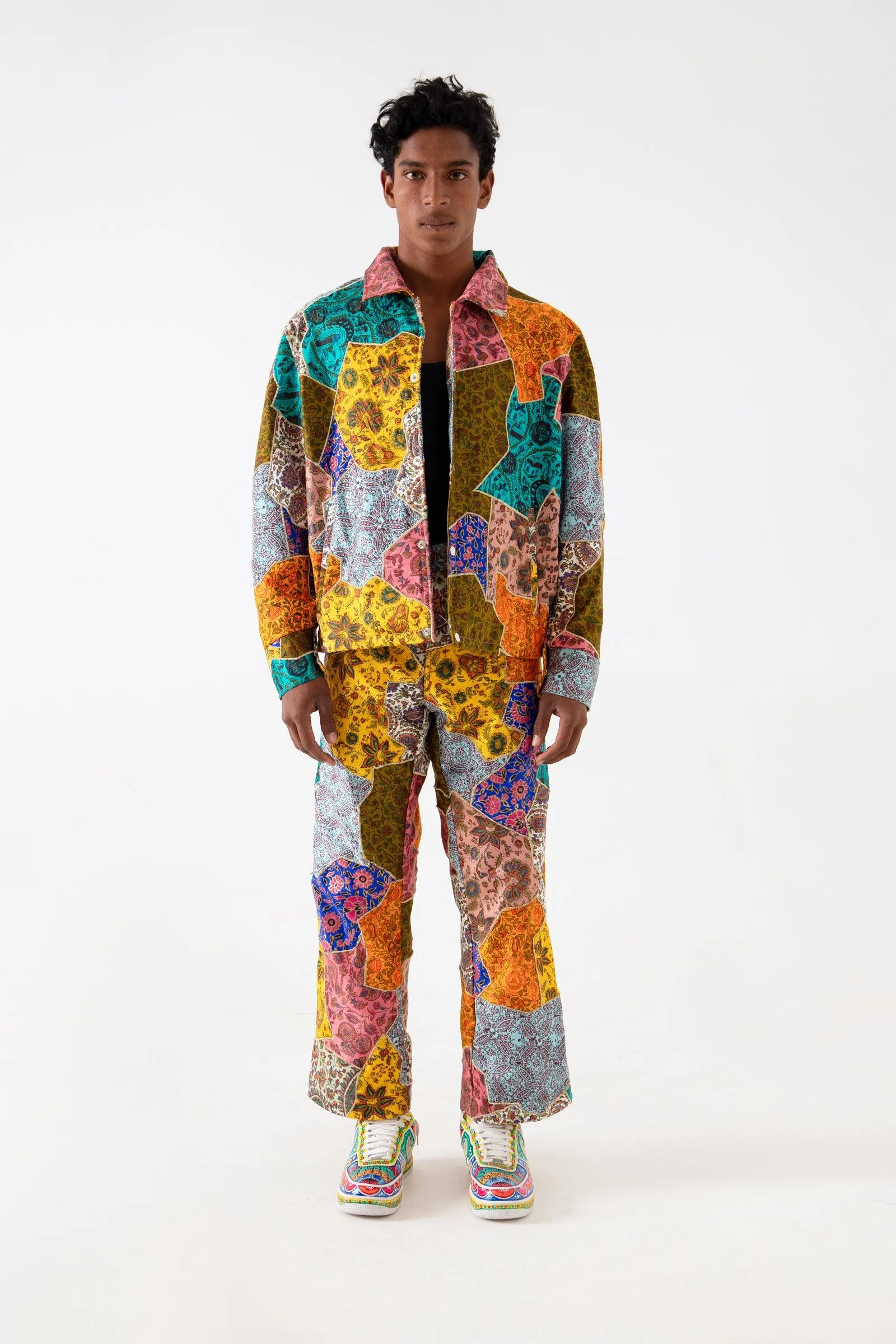 SILK BLOCKPRINT PATCHWORK JACKET V2