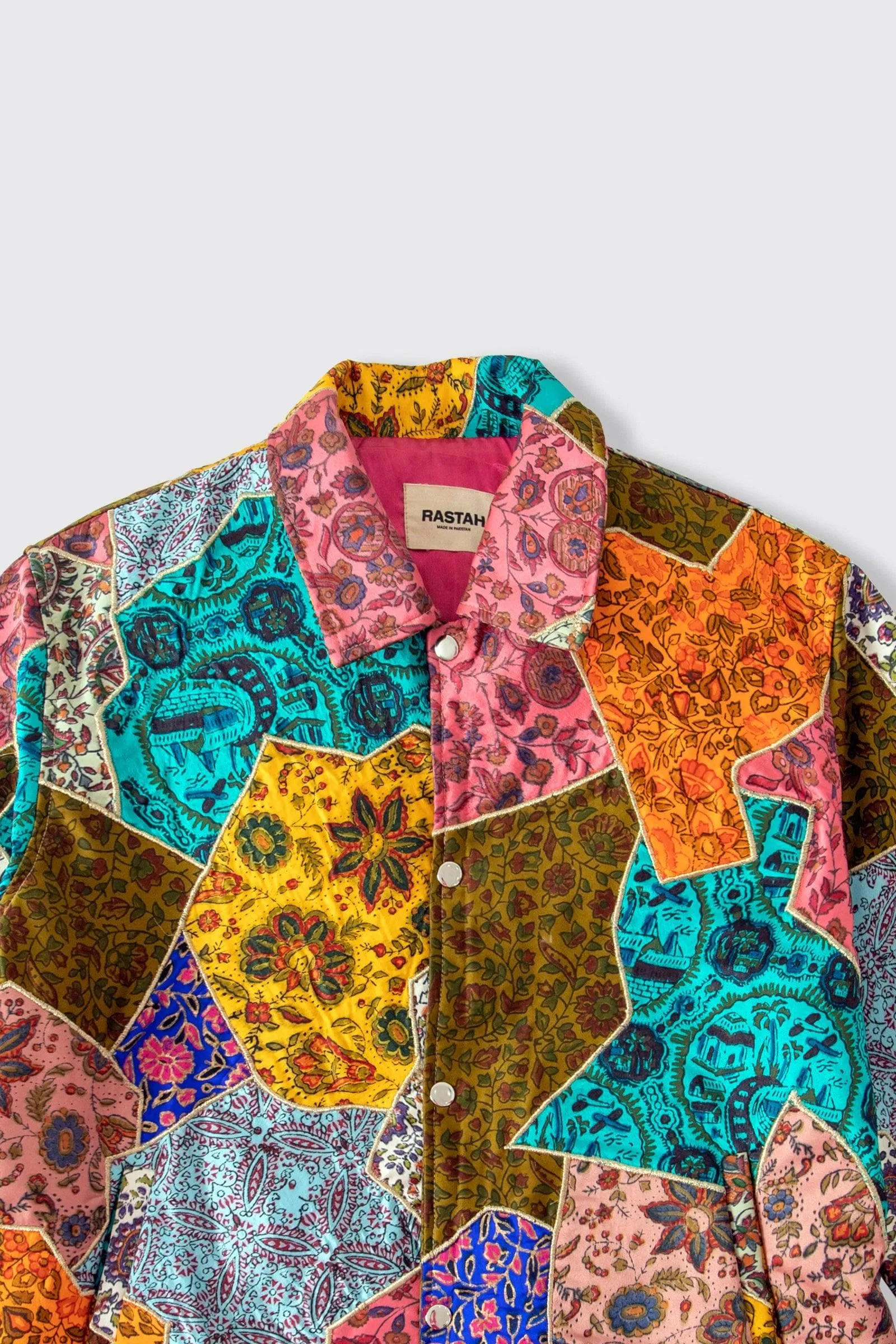 SILK BLOCKPRINT PATCHWORK JACKET V2