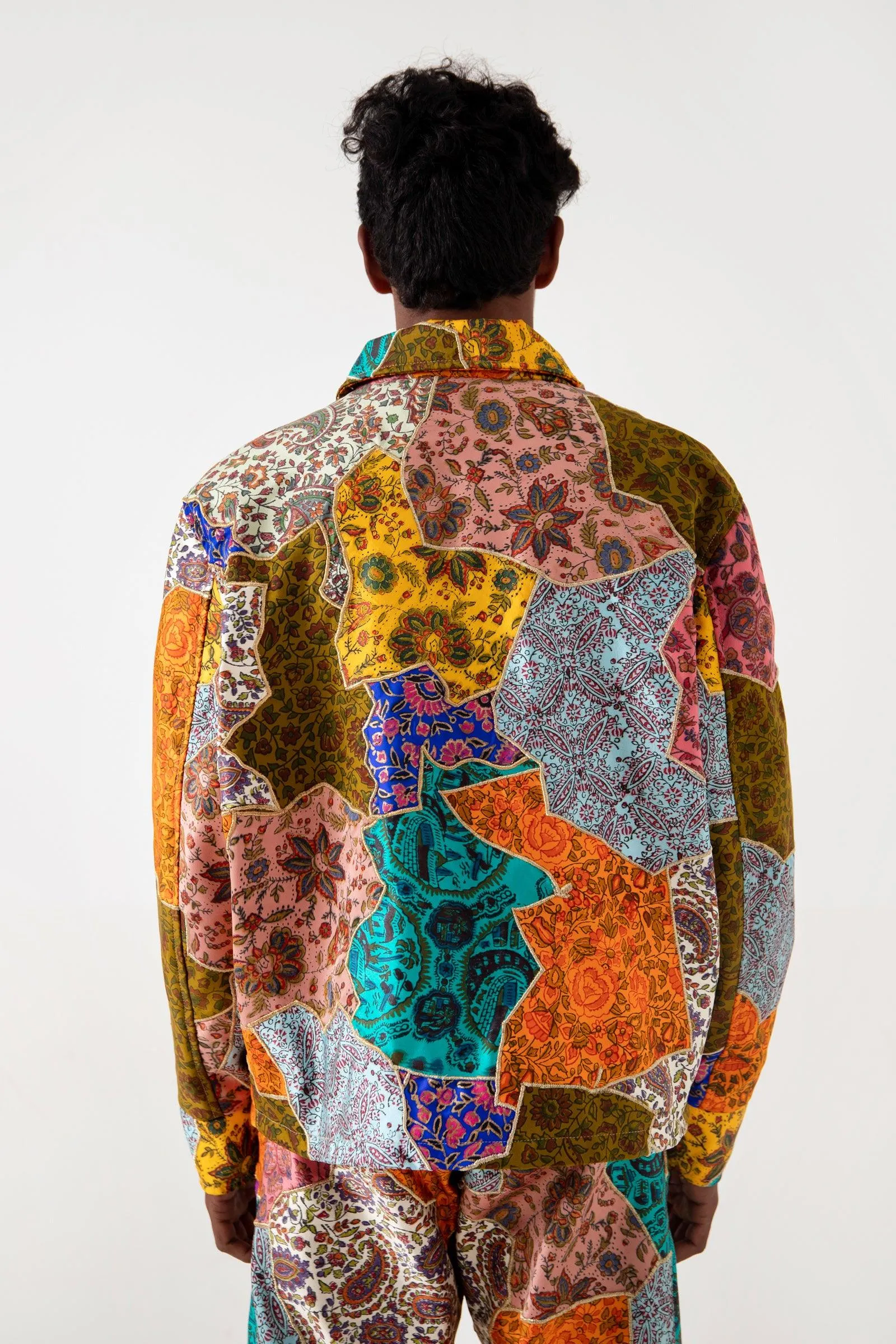 SILK BLOCKPRINT PATCHWORK JACKET V2