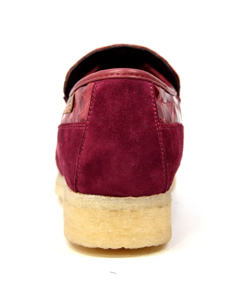 Stone by British Collection - Leather & Suede Shoe with Bleach Crepe Sole