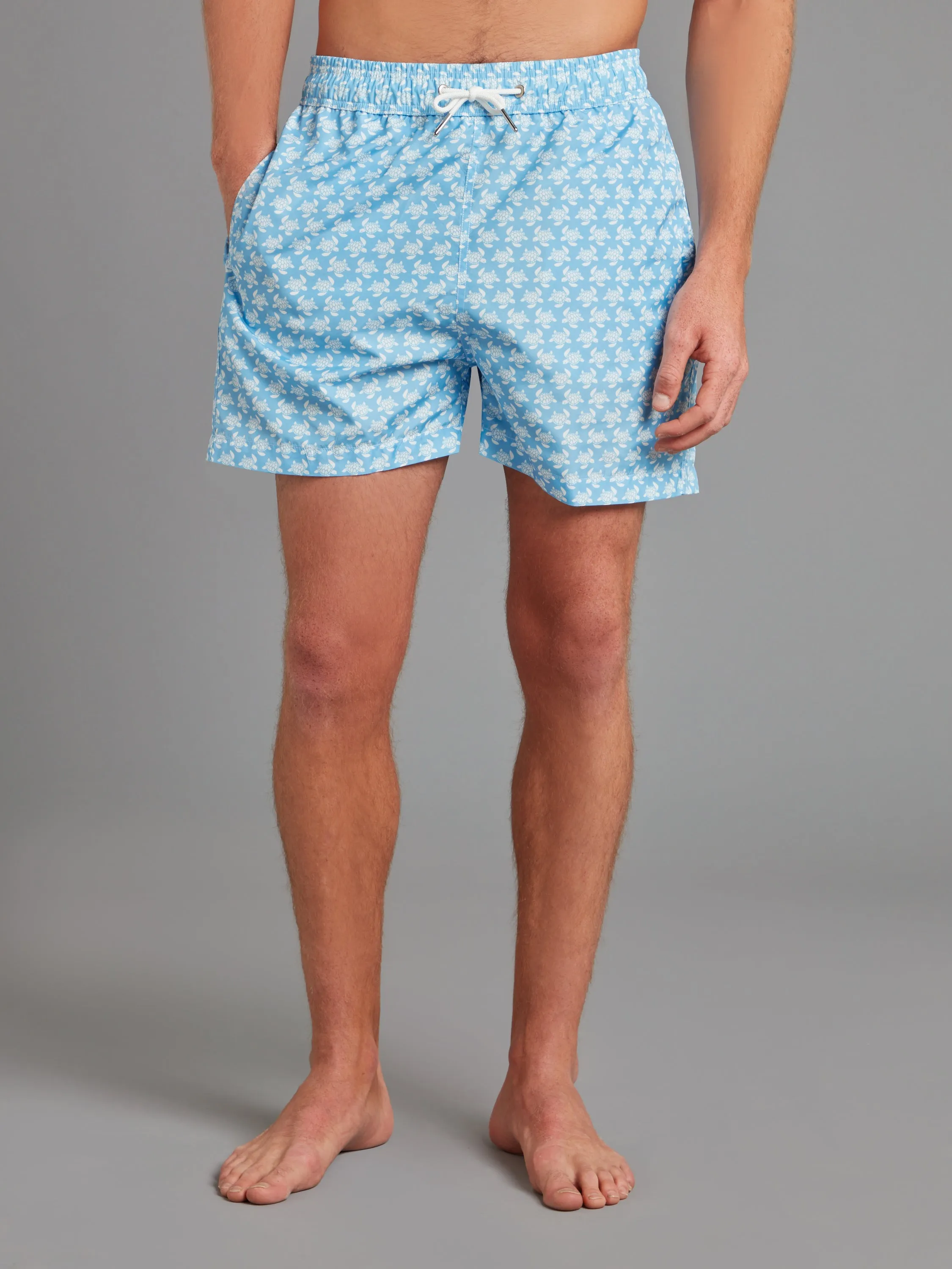 Swimming Shorts - Blue Turtles