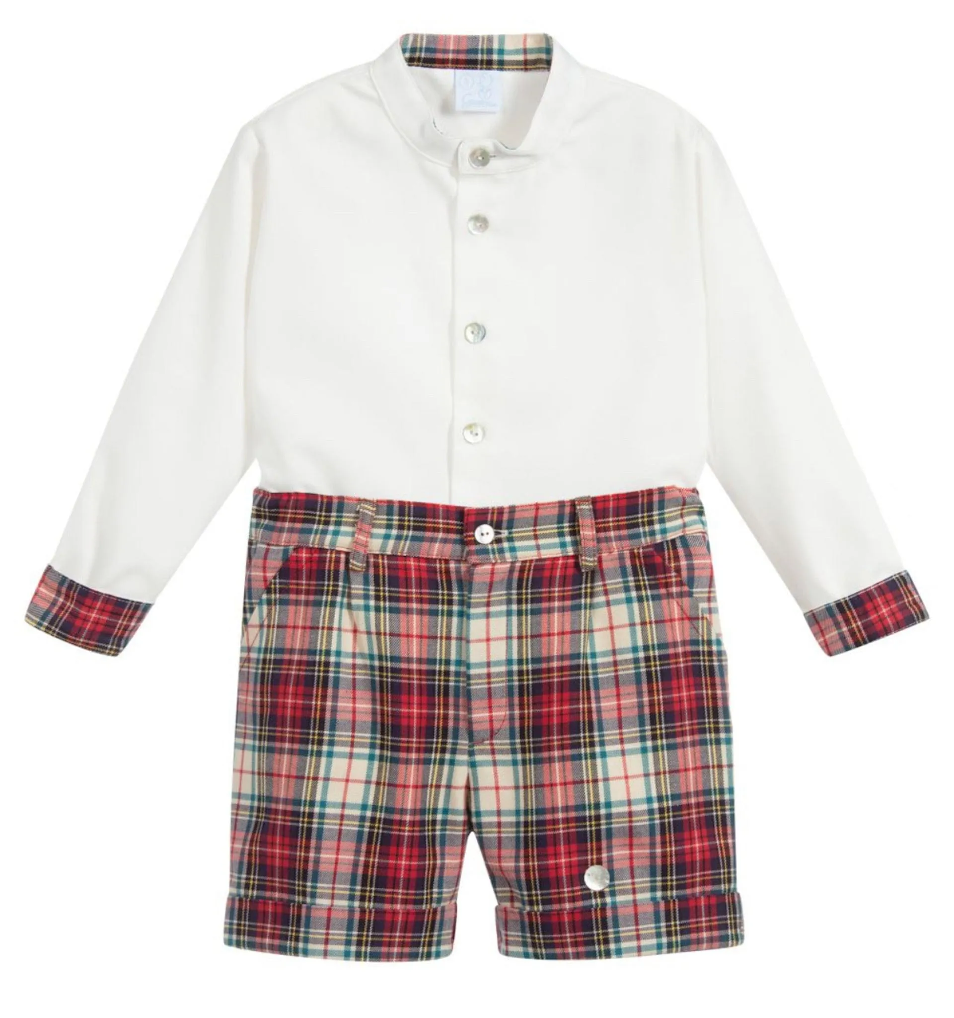 Tartan Boys Short Set