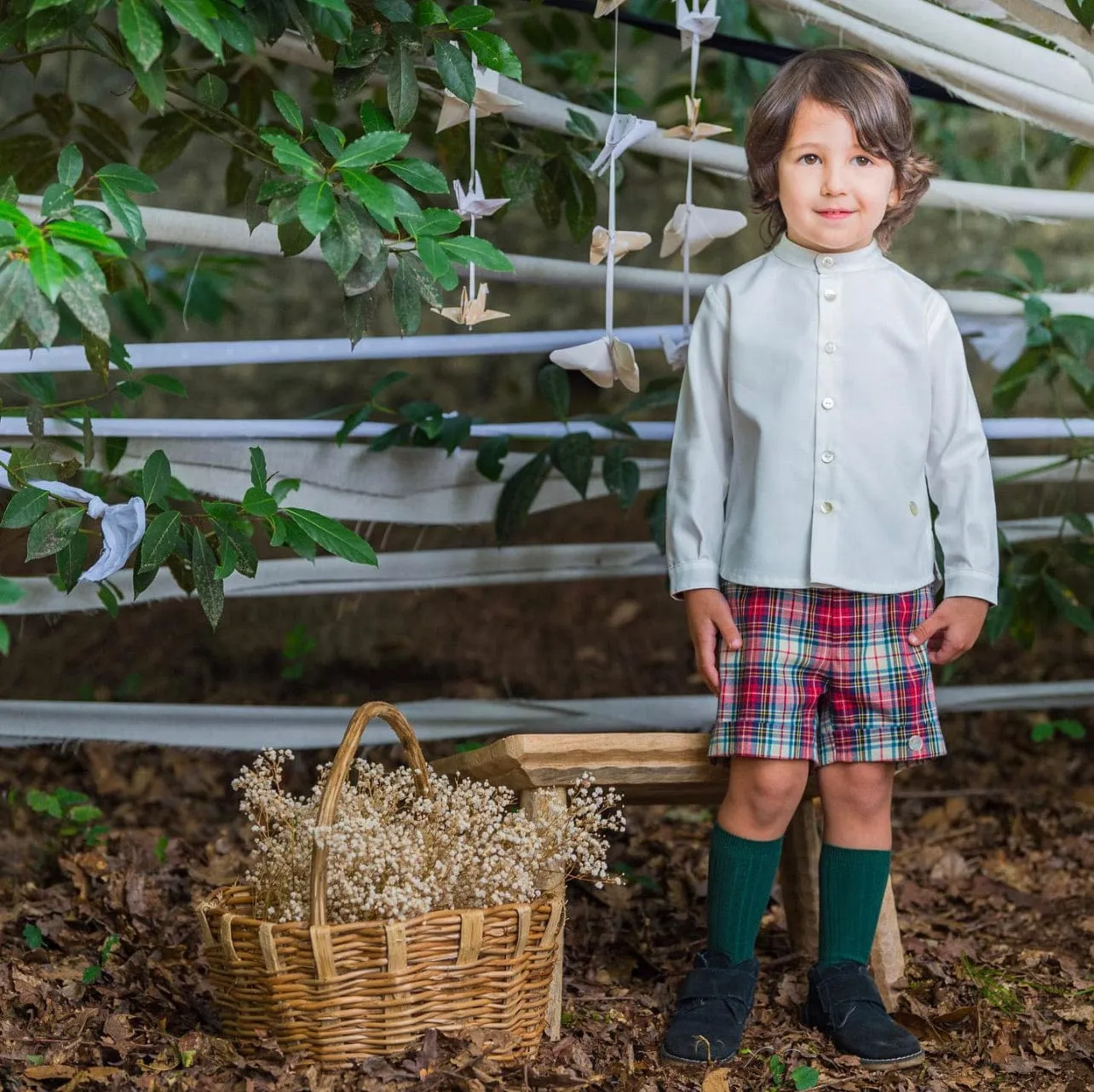 Tartan Boys Short Set