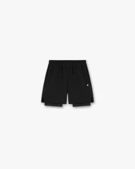 Team 247 2-In-1 Shorts - Black 