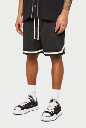 VARSITY MESH SHORT - BLACK