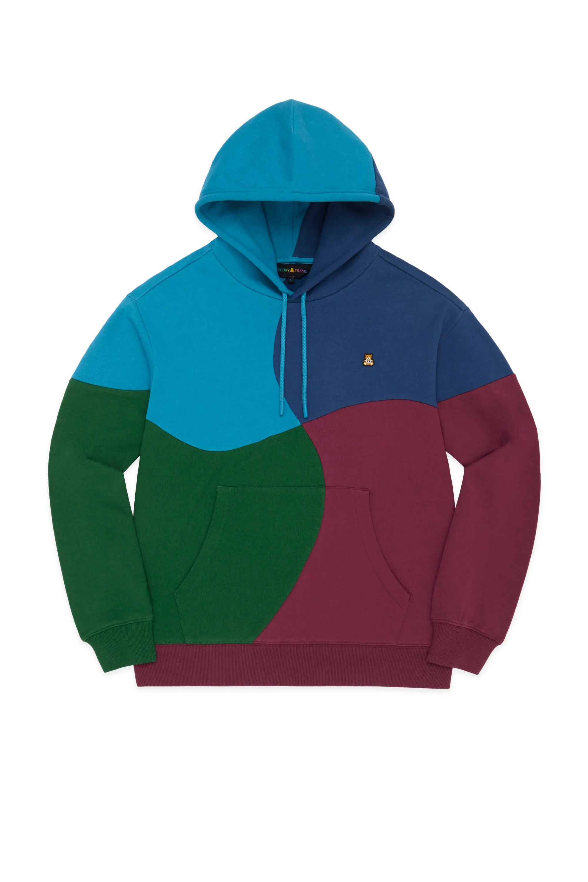 Wave Patchwork Hoodie