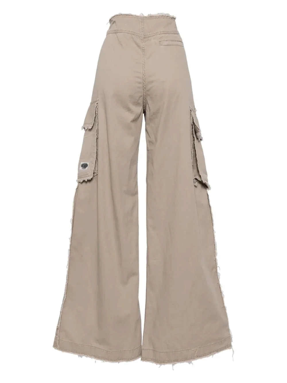 Wide-leg Cargo Trousers