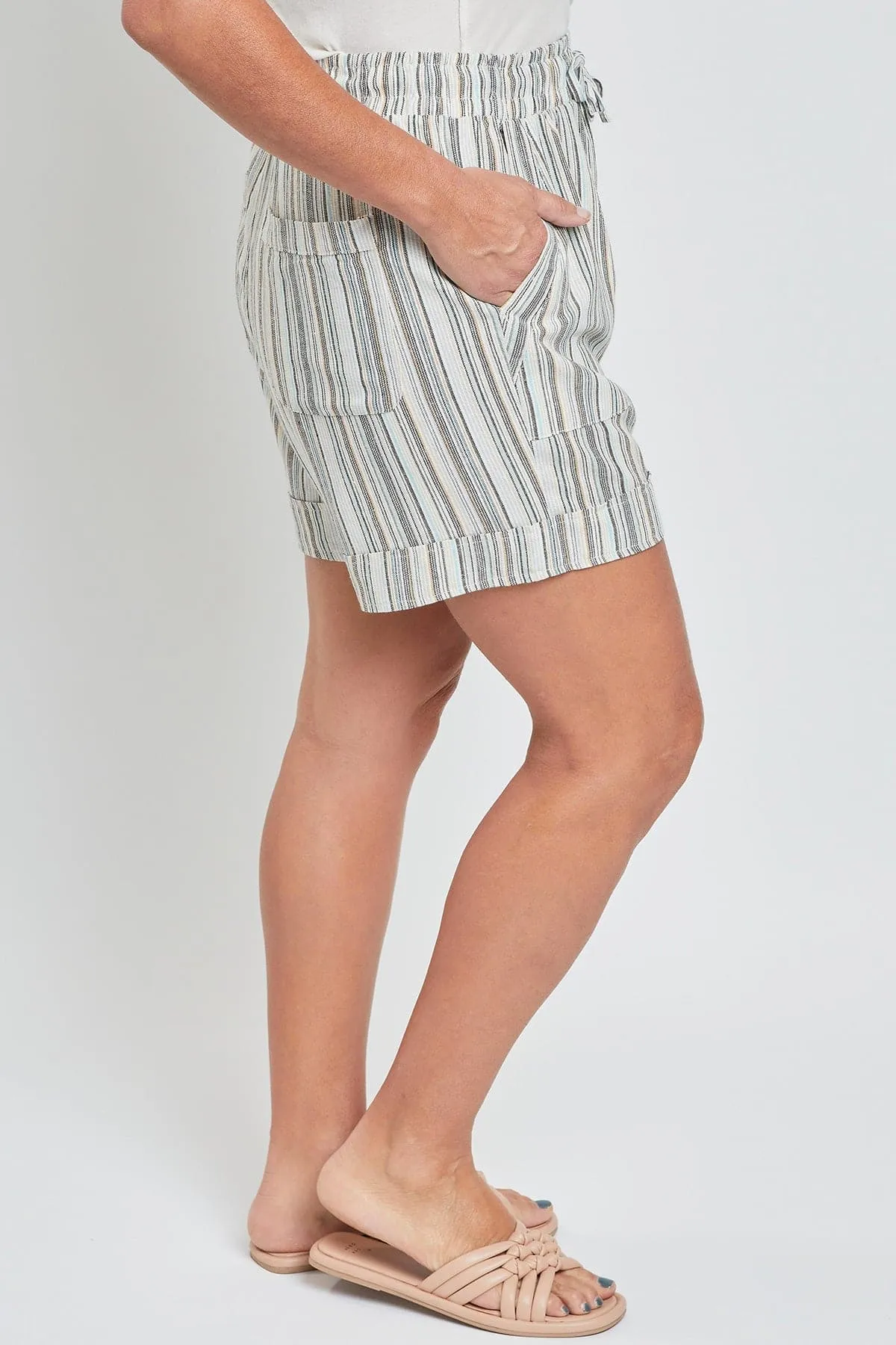 Women's High Rise Pull-On Cuffed Shorts - Lifestyle Collection