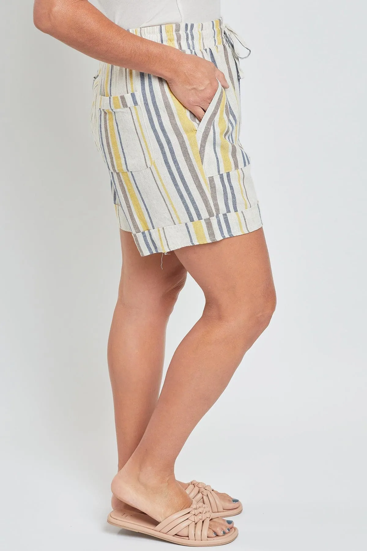 Women's High Rise Pull-On Cuffed Shorts - Lifestyle Collection