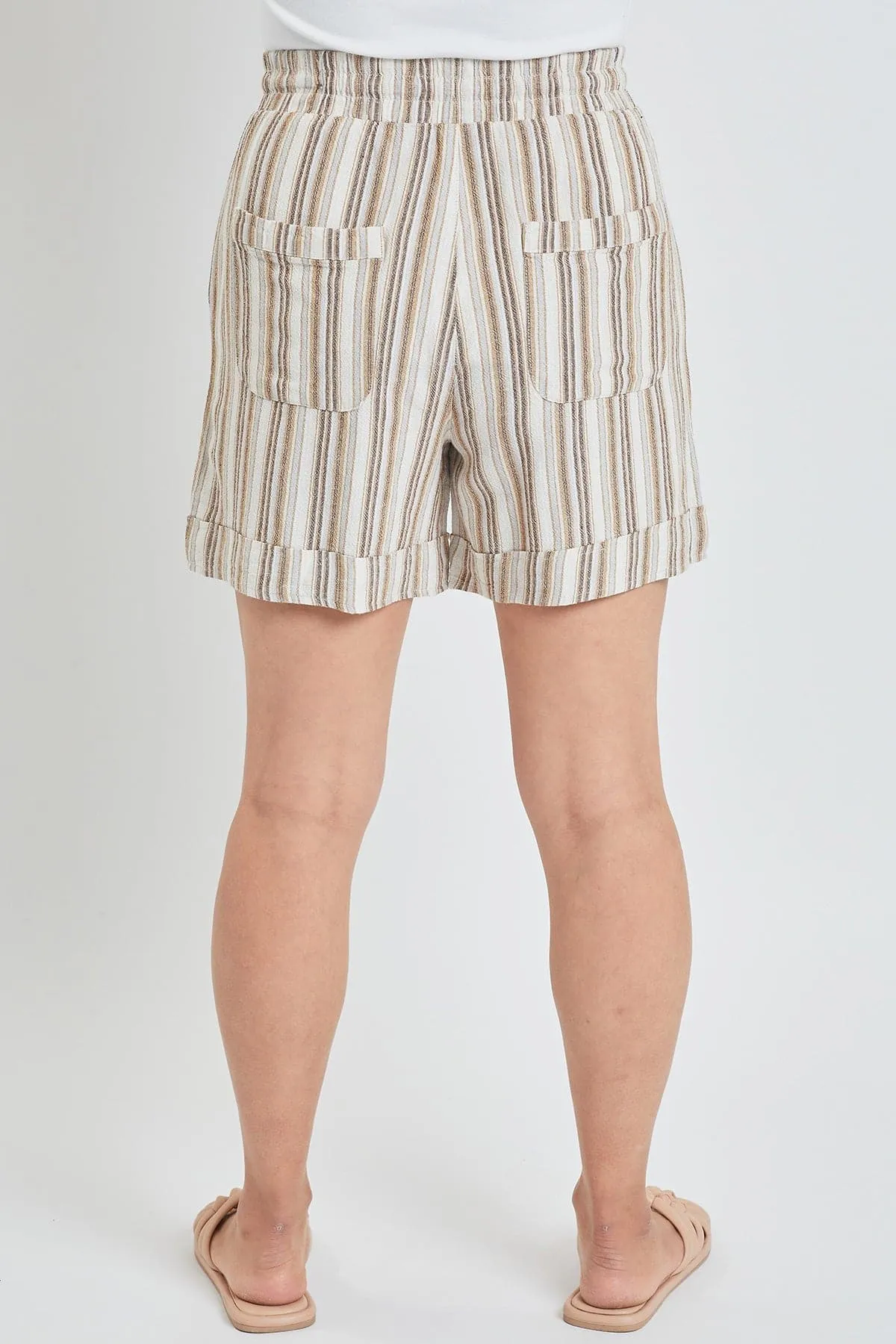 Women's High Rise Pull-On Cuffed Shorts - Lifestyle Collection