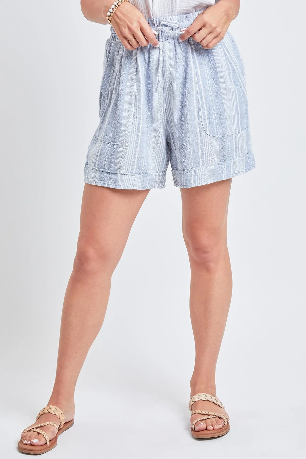 Women's High Rise Pull-On Cuffed Shorts - Lifestyle Collection