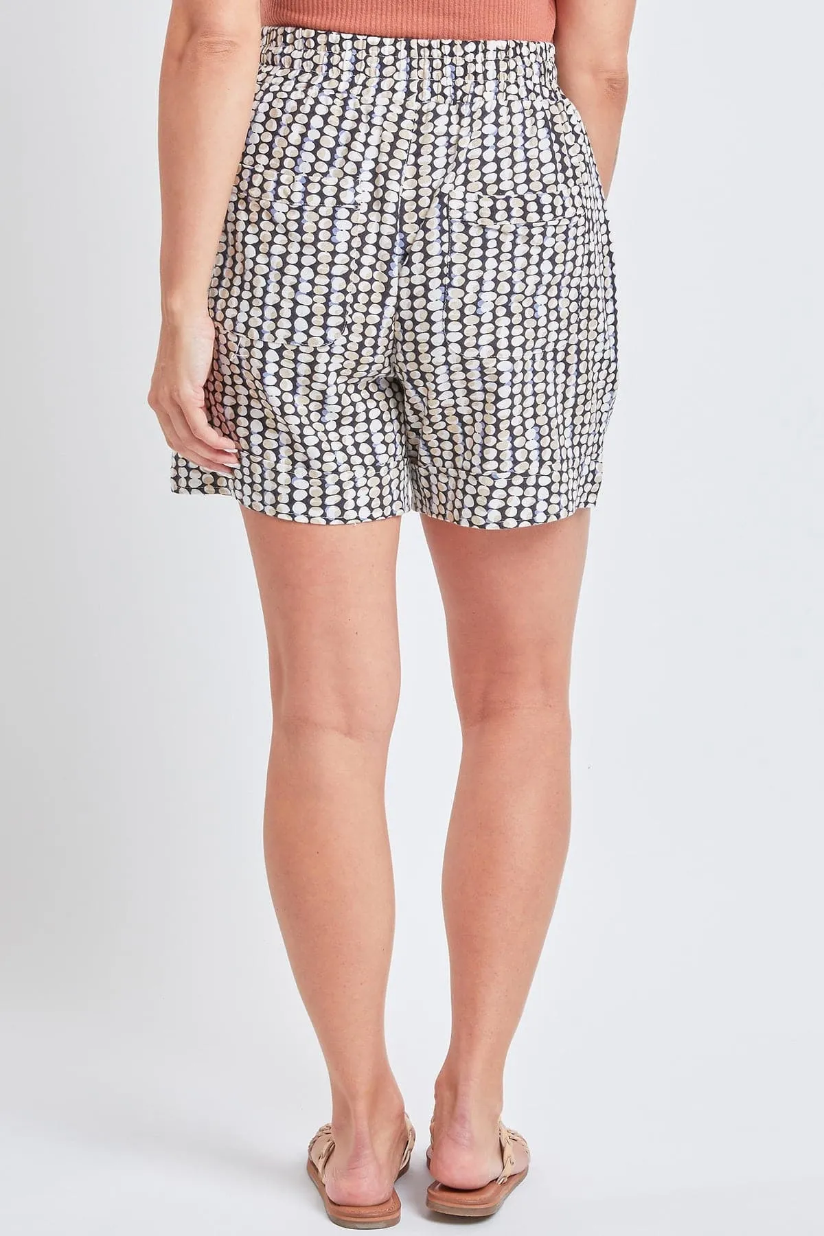 Women's High Rise Pull-On Cuffed Shorts - Lifestyle Collection