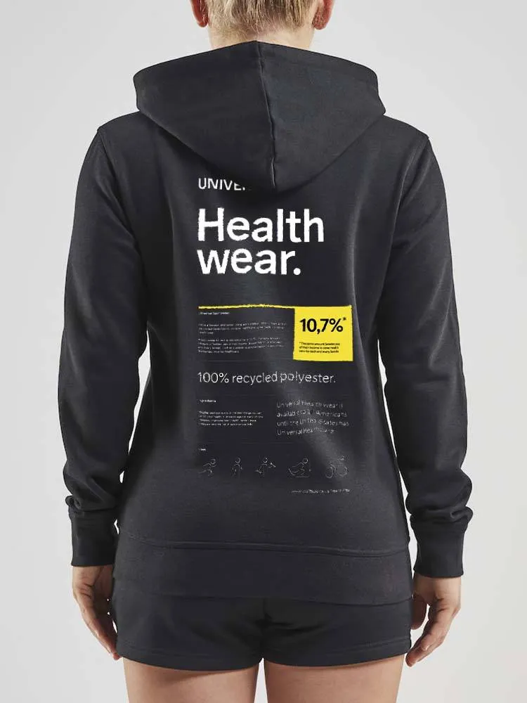 Womens Universal Healthwear Full Zip Hoody