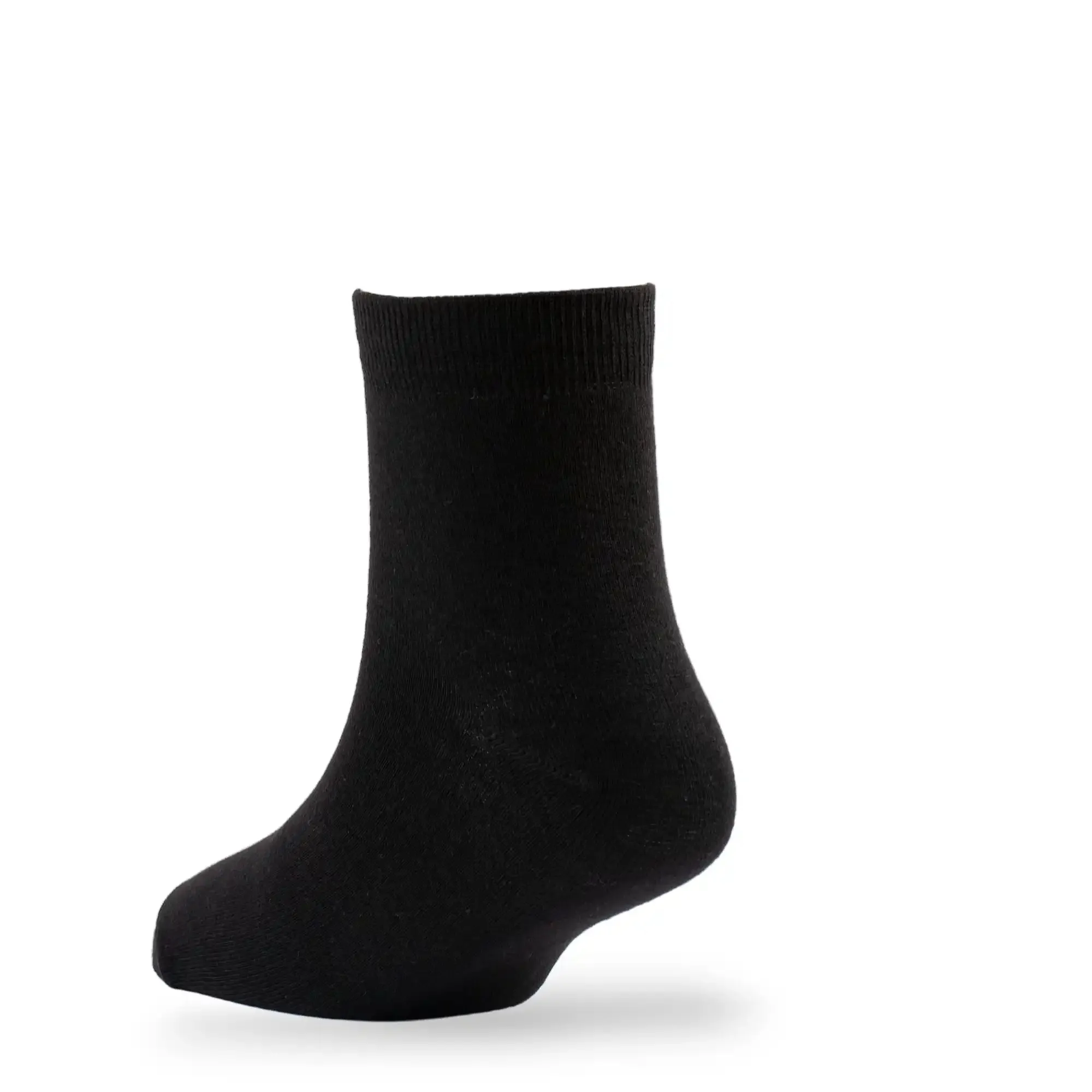 Young Wings Men's Black Colour Cotton Fabric Solid Ankle Length Socks - Pack of 5, Style no. M1-224